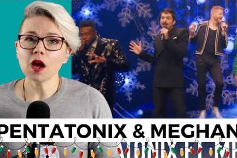 Meghan Trainor Pentatonix Kid On Christmas New Zealand Vocal Coach Analysis and Reaction