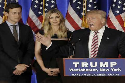 Trump said he told Ivanka and Jared Kushner not to join his 2024 campaign because people are 'too..