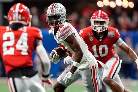 Buckeyes drop heartbreaking 42-41 decision to no.  1 Georgia in Peach Bowl semifinals