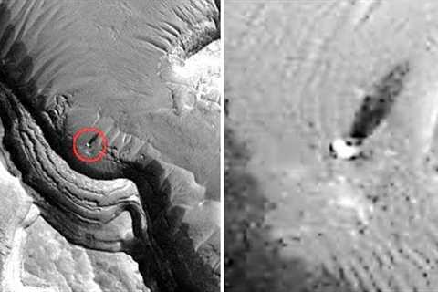 This Satellite Just Sent Us A Message Revealing That A Huge Monolith Showed Up On Mars