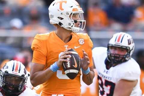 Tennessee quarterback Tayven Jackson enters the transfer portal and visits Indiana