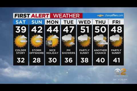 First Alert Forecast: CBS2 1/13 Nightly Weather at 11PM