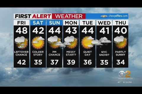 First Alert Forecast: CBS2 1/19 Evening Weather at 6PM