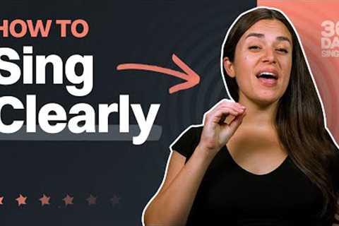 How To Sing With A Clear Voice In 5 Minutes! SUPER Easy For Beginners | 30 Day Singer