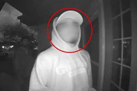 15 Most Disturbing Things Caught on Doorbell Camera Part 23