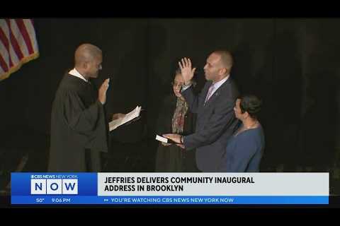 House Minority Leader Hakeem Jeffries delivers community inaugural address in Brooklyn