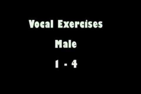 Vocal Exercises Male 1-4