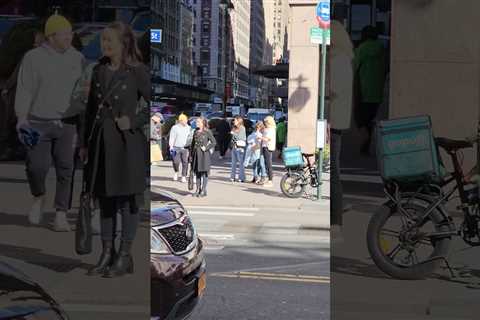 NYC 7th Ave and Vitilan ebike #short #shorts #ebike