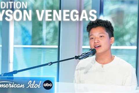 Tyson Venegas - The BEST New York State Of Mind Audition Cover - American Idol 2023