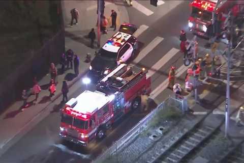 2 dead, 3 injured after vehicle struck by train in South Los Angeles