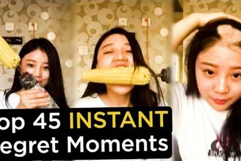 Instant Regret Compilation - 45 Funny Fails