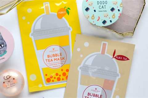 SHEET MASK | Annie’s Way Mango and Black Tea Bubble Tea Masks | Cosmetic Proof