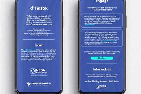 TikTok Announces New Support Initiatives for National Eating Disorder Awareness Week