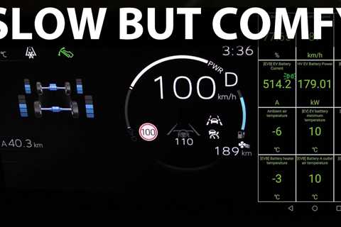 Toyota bZ4X acceleration, braking and noise test