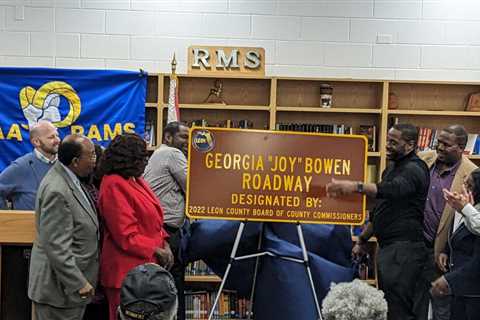 Part of Tallahassee’s Tharpe Street now bears the name of Leon’s longest-serving school board member