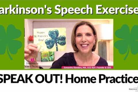 3/16/2023 Parkinson''s Speech Exercises: St. Patrick''s Day