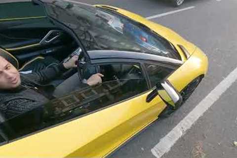 Lamborghini driver accuses cyclist of jealously after caught using phone