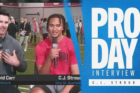 C.J. Stroud reflects on Ohio State’s pro day workout