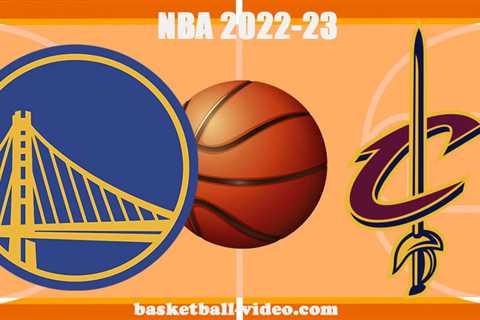 Golden State Warriors vs. Cleveland Cavaliers January 20, 2023 Full NBA Season Replay