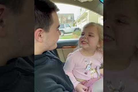 Dad tries to teach daughter how to smile 😂