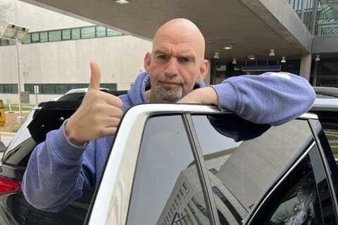 Fetterman Leaves Walter Reed After Six Weeks; Video Launched of CBS Interview