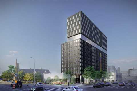 The Cleveland Landmarks Commission approves the 16-story Bridgeworks apartment hotel development on ..