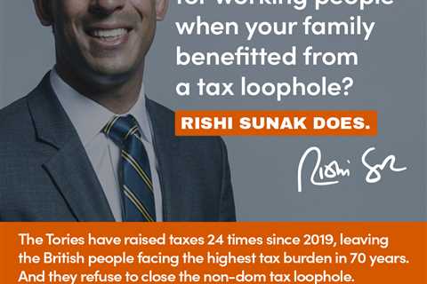 Labour double down on personal attacks on Rishi Sunak — with an advert targeting his wife