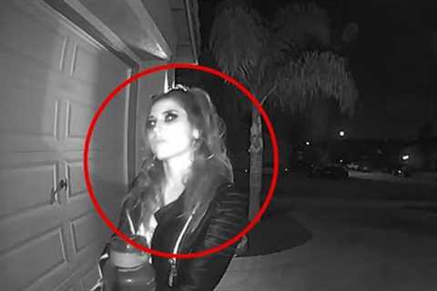 Top 10 Disturbing Moments Caught On Doorbell Camera (Part 7)