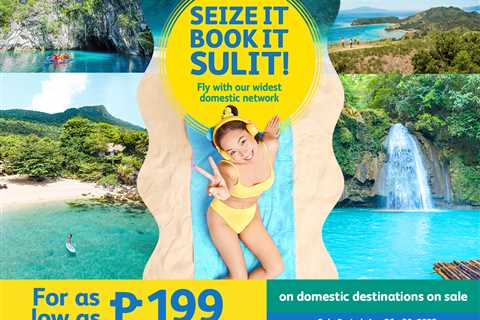 Seize It, Ebook It, Sulit with Cebu Pacific’s Summer time Seat Sale