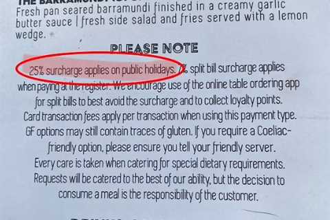 Restaurant under fire for charging 25% MORE on some days and extra fees to pay bill… but the owners ..