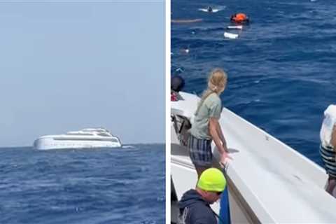 Tourist on a boat that capsized in Egypt knew something was wrong when he woke up to fish swimming..