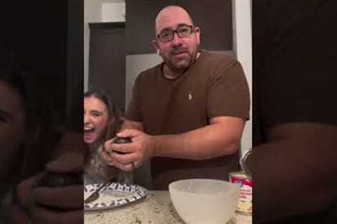 Dad struggles to open avocado after poking fun at daughter