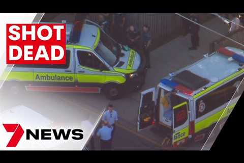 Man shot dead by police in Brisbane’s north after reportedly lunging at officers with knife