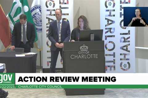 City Council Action Review & Business Meeting – May 22, 2023