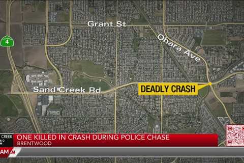 Police pursuit leads to fatal, solo vehicle collision in Brentwood