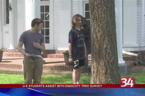 U-E students assist with Endicott tree survey