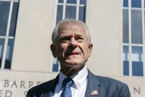 Former Trump White House official Peter Navarro will face trial in September for contempt of..