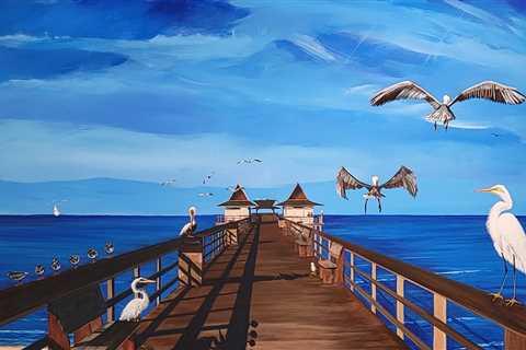 Local artist began work on Naples Pier mural before hurricane, finished this month