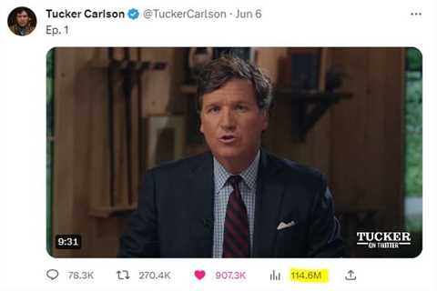 FOX News Sends Tucker Carlson Cease and Desist Letter as His Twitter Videos Crash 100 Million Views ..