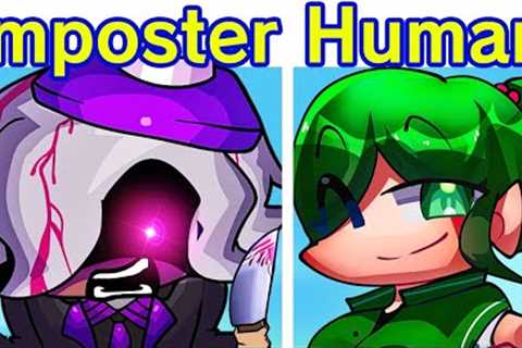 Friday Night Funkin'' VS Imposter but Human V2 Cancelled build (FNF Mod) (Among Us/Black Imposter..