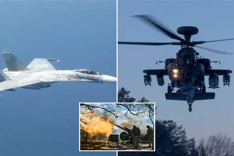 RAF Top Guns blast missiles and heavy machine guns in Estonia drills as Zelensky begs for weapons..