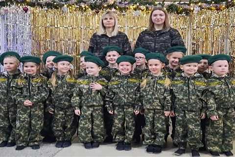 Twisted Putin orders pre-school children to be taught military skills as he gears Russia up for..