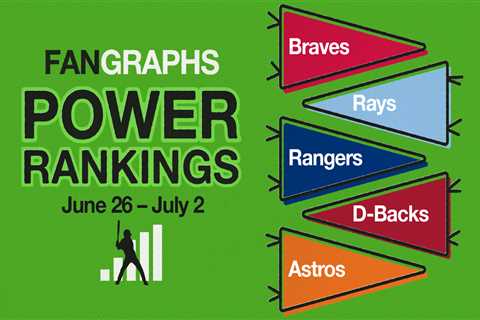 FanGraphs Power Rankings: June 26–July 2