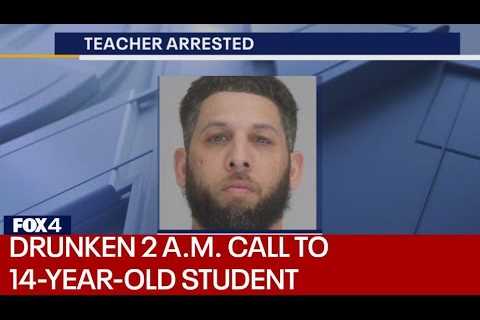 Dallas teacher allegedly drunk dialed 14-year-old student