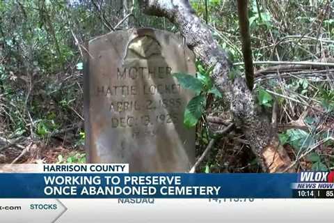 Family working to preserve once abandoned Harrison County cemetery