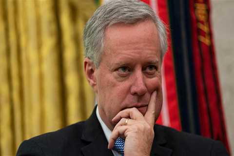 Mark Meadows privately admitted he wasn't finding much evidence of 2020 election fraud