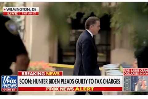 BREAKING: Hunter Biden Arrives at Federal Court in Delaware Ahead of Expected Guilty Plea to..