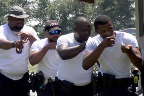 Columbus PD officers taking part in SWAT training