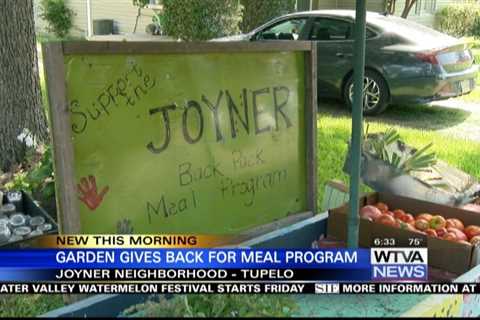 Garden in Tupelo neighborhood gives back to Joyner Elementary School