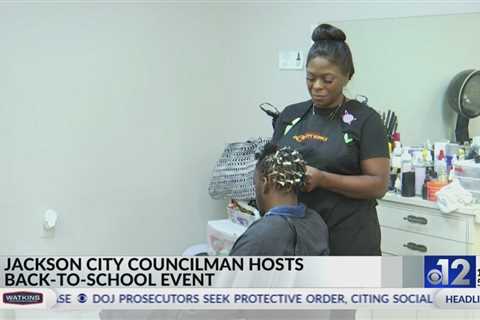 Jackson City Councilman hosts back-to-school event